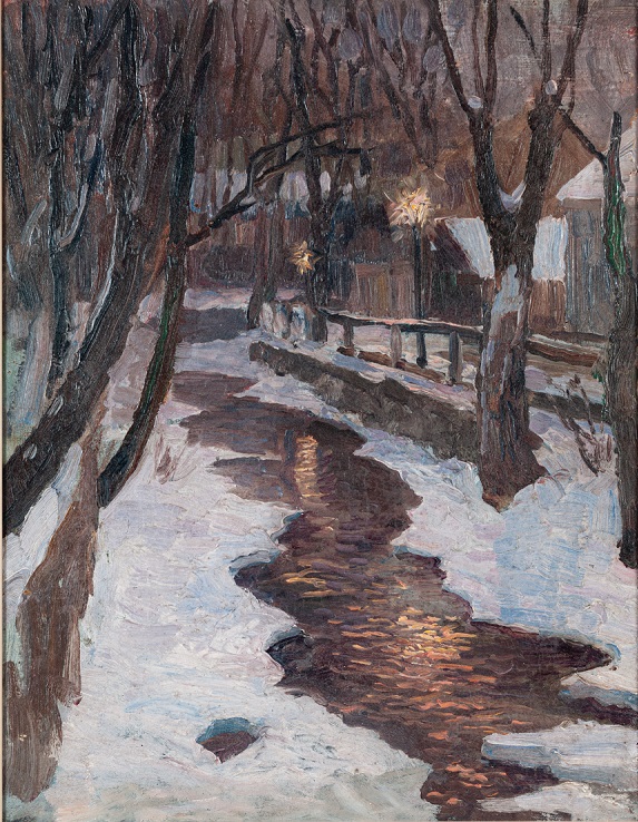 Oswald Grill winternacht