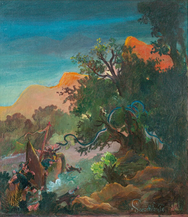 Oskar Laske Seeschlange 3